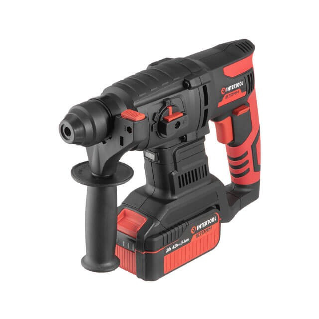 Перфоратор акумуляторний з безщіточним двигуном INTERTOOL WT-0370