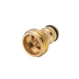 Адаптер латунний на конектор 1/2" із зовнішньою різьбою 3/4" STORM INTERTOOL GE-1202, фото 2