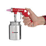 Пістолет піскоструйний пневматичний з металевим INTERTOOL PT-0707, фото 5