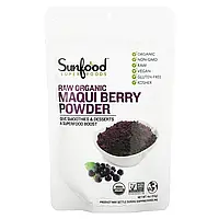 Sunfood, Superfoods, порошок из необработанных органических ягод маки, 113 г (4 унции) Днепр