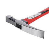 Молоток каменяра 510 г.,ручка з фібергласу INTERTOOL HT-0240, фото 5