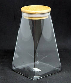 Банка для сипких 1000 мл, h-16.5 х 10 см (Olens) Гіза STO04