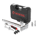 Набір інструментів 39 од., STORM 3/8", Cr-V INTERTOOL ET-8039, фото 3