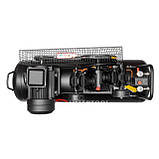 Компресор 100 л, 3 кВт, 380 В, 10 aтм, 500 л/хв., 2 циліндри INTERTOOL PT-0013, фото 9