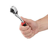 Набір головок STORM 3/8", 6-24 мм, подовжувач, рукоятка з храповим механізмом, 20 од., Cr-V INTERTOOL ET-8015, фото 6