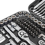 Набір інструментів 219 од., STORM, 1/2", 3/8", 1/4 ", Cr-V INTERTOOL ET-8219, фото 8