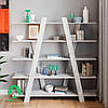 Стелаж для будинку на 5 полиць, офісний стелаж з ДСП, фото 2
