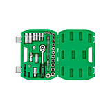 Набір інструментів 3/8", 39 од. INTERTOOL ET-6039SP, фото 4