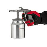 Пістолет піскоструминний, форсунка - 6 мм, нижня подача піску, бачок - 1000 мл, метал, 8 атм INTERTOOL PT-0705, фото 7