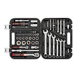 Набір інструментів 1/2 "& 1/4", 82ед., Cr-V STORM INTERTOOL ET-8082, фото 2