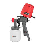 Фарбопульт електричний HVLP 450 Вт, форсунка 1.5 мм, бачок 1л., 0.14-0.35 Бар, 100-200 мл / хв INTERTOOL, фото 2