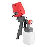 Фарбопульт електричний HVLP 450 Вт, форсунка 1.5 мм, бачок 1л., 0.14-0.35 Бар, 100-200 мл / хв INTERTOOL, фото 6