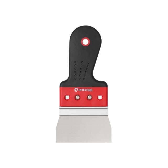 Шпатель з нержавійної сталі 100 мм Проф INTERTOOL KT-2670, фото 1