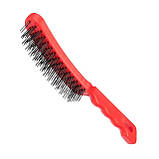 Щітка ручна 5-рядна, корпус із пластмаси INTERTOOL BT-0008, фото 2