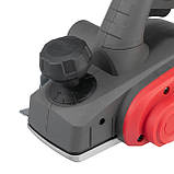 Електрорубанок, 650Вт, 16000об/хв, 0-2мм, ніж 82мм INTERTOOL DT-0745, фото 7