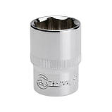 Головка шестигранная 1/2", 22ммx38мм Cr-V INTERTOOL ET-0022, фото 3