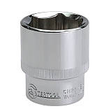 Головка шестигранная 1/2", 28мм*38мм, Cr-V INTERTOOL ET-0028, фото 3
