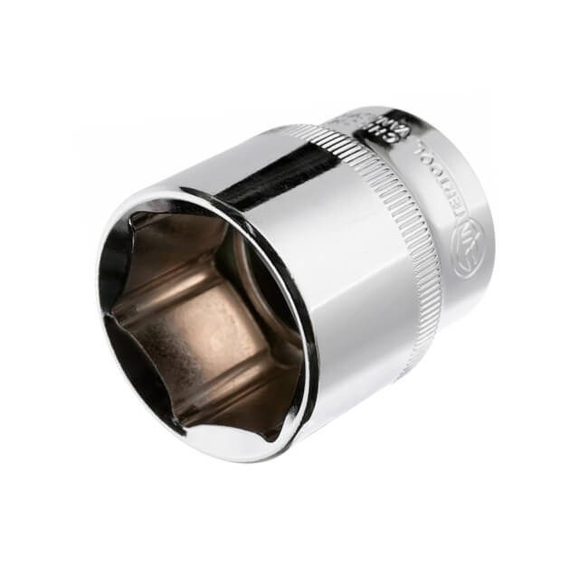 Голівка шестигранна 1/2", 30ммх44мм Cr-V INTERTOOL ET-0030