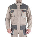 Куртка робоча 2 в 1, 100 % бавовна, щільність 180 г/м2, S INTERTOOL SP-3031, фото 3