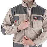 Куртка робоча 2 в 1, 100 % бавовна, щільність 180 г/м2, S INTERTOOL SP-3031, фото 10