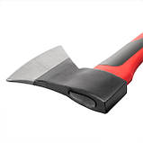 Сокира 600 г, ручка з фібергласу INTERTOOL HT-0261, фото 6