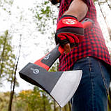 Сокира 800 г, ручка з фібергласу INTERTOOL HT-0262, фото 8