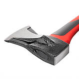 Колун кований 1000 г, ручка з фібергласу INTERTOOL HT-0274, фото 6