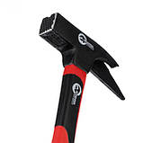 Молоток покрівельний 600 г, ручка з фібергласу INTERTOOL HT-0230, фото 4