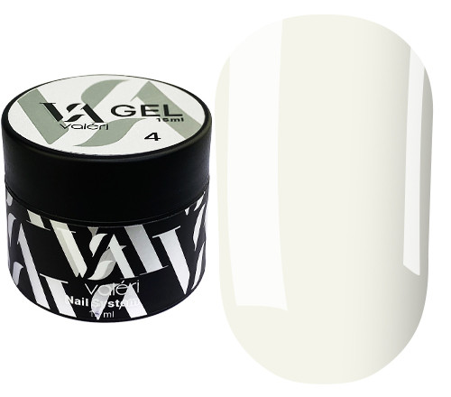 Гель для нарощування нігтів Valeri Milk №4 15мл.