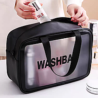 Дорожня косметичка MORO Washbag 30*10*21см чорна M-4411BL