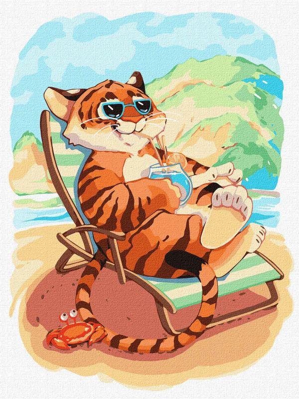 Картина за номерами 30х40 см. Чудовий відпочинок худ. Софія Нікуліна. КНО4243, фото 1