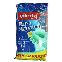 РУКАВИЧКИ ДЛЯ ПРИБИРАННЯ VILEDA GUANTI EXTRA SENSATION MEDIO