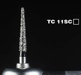 Алмазний бір MANI конусоподібний TC-11SC (ISO 160/018) чорний.Оригінал.