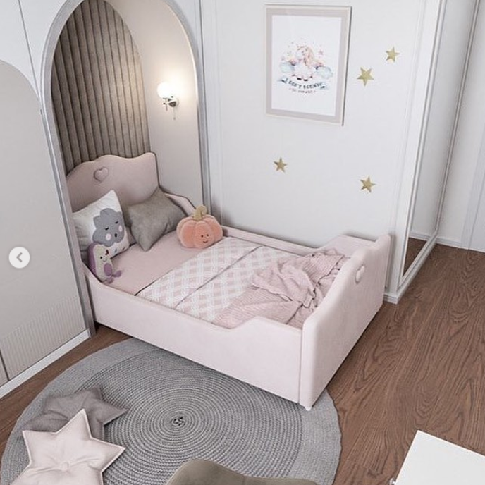 Кровать детская мягкая Палермо - фото 2 - id-p1655914134