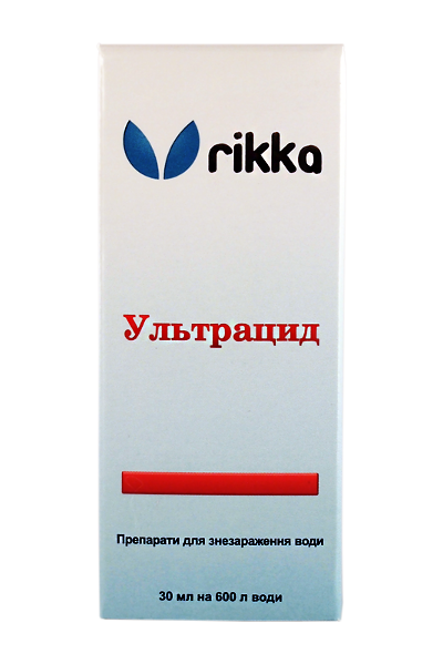 Акваріумний знезаражувальний засіб — Rikka Препарат Ультрацид