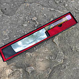 Ніж японський Накірі з дамаської сталі, фото 3