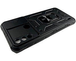 PC + TPU чохол Camshield armor для Motorola E7i / чорний, фото 5