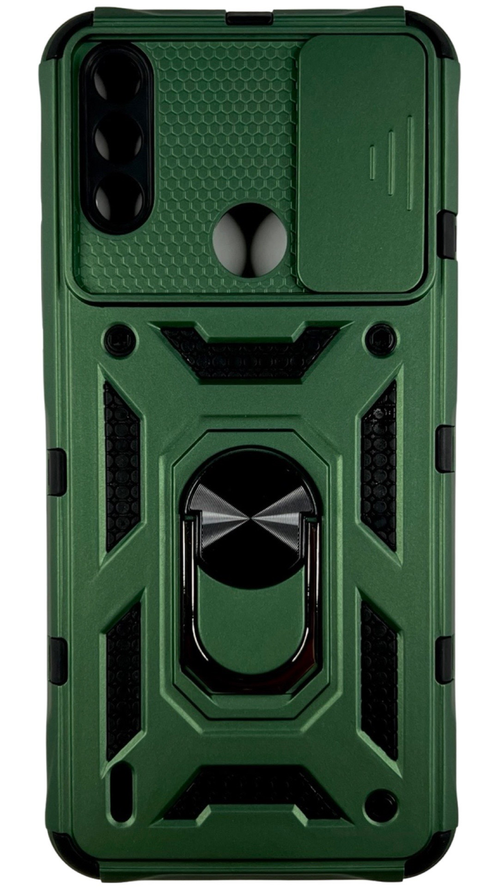 PC + TPU чохол Camshield Armor для Motorola E7i Power / зелений
