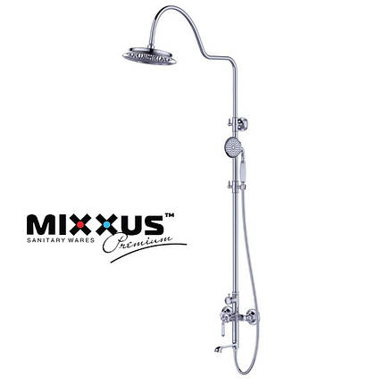 Ретро дизайн душова колона із змішувачем Mixxus Vintage 009-J, фото 1