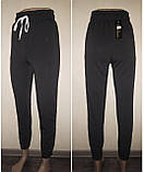 Жіночі демісезонні спортивні штани, джоггери, чорні, розмір 42, фото 2