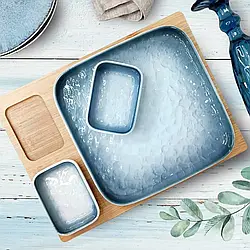 Тарілка сервірувальна для суші 29х23 см "Едо"