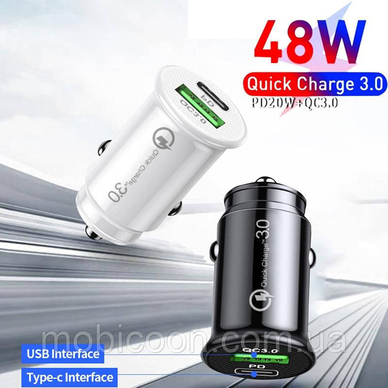 Автомобільний зарядний пристрій Baseus Tiny Star Mini PPS Car Charge Type-C Port 30W Greу