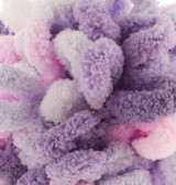 Нитки пряжа для в'язання велюрова плюшева петлями PUFFY COLOR Паффи Колор № 6305
