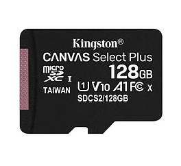 Карта пам' яті Kingston 128 ГБ Canvas Select Plus microSD