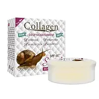 Крем для обличчя сонцезахисний Collagen deep nourishment SPF 45 Snail beauty cream