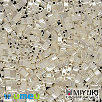 Бисер японский Miyuki HALF TILA №592, 5х2,3 мм, Кремовый, 5 г (BIS-046076)