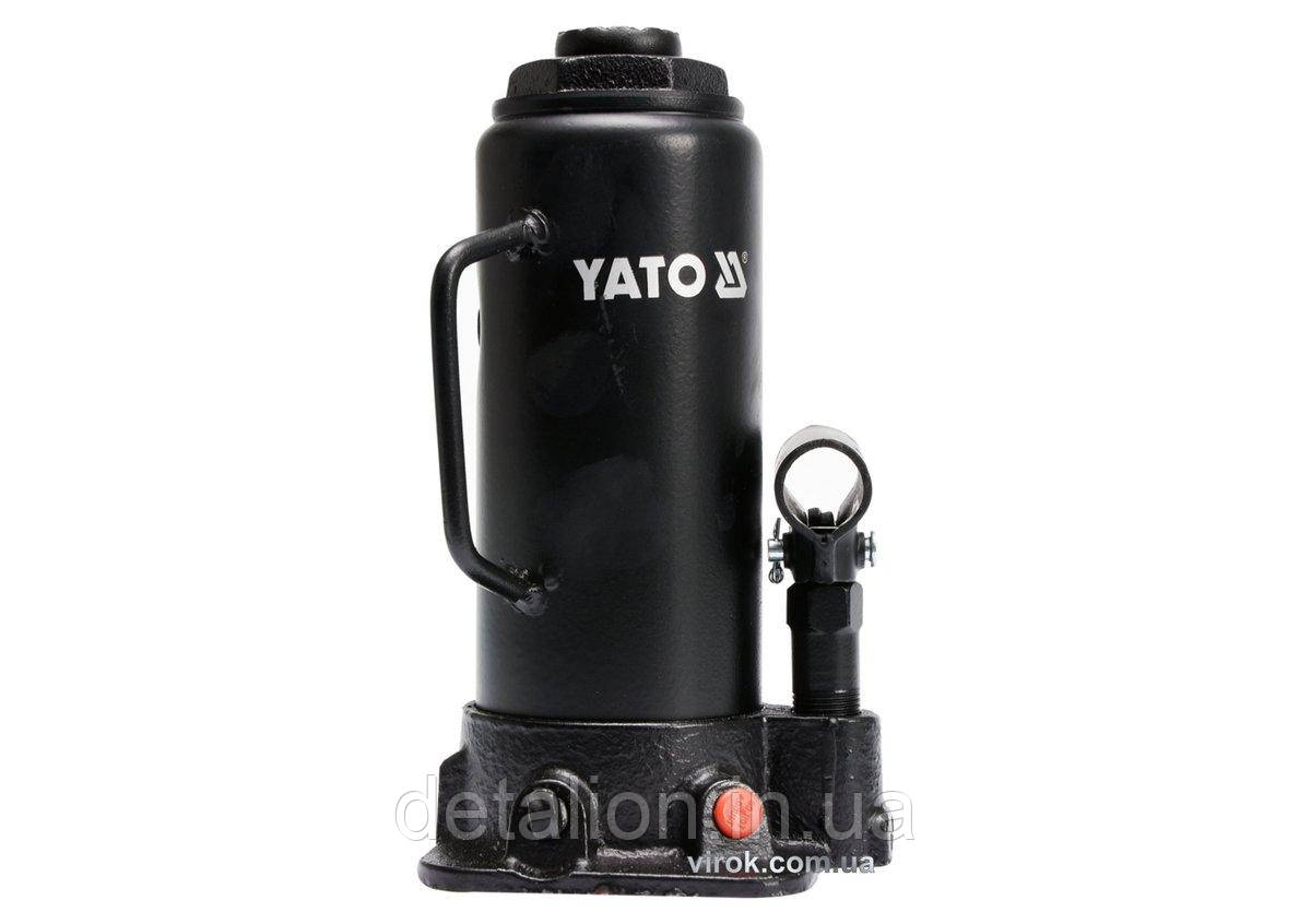 Домкрат гідравлічний стовбцевий YATO : 10 т, H= 230 - 460 мм