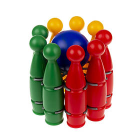 Кеглі "Павутинка 9" (кеглі - 9 шт, куля), 1630, Toyman