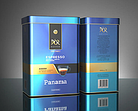 D'or Kaffee Espresso PANAMA 1 кг кави в зернах у залізній банці * 6 шт.