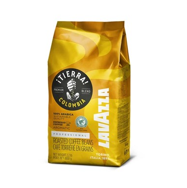 Кава в зернах Lavazza Tierra Colombia 100% Arabica 1000 грамів, фото 1
